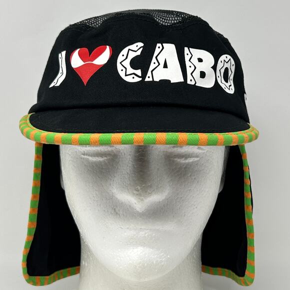 I Love Cabo Surf Summit 2016 Sun Hat Cadet Cap 2016 New Era Black Small-Medium - Picture 2 of 11